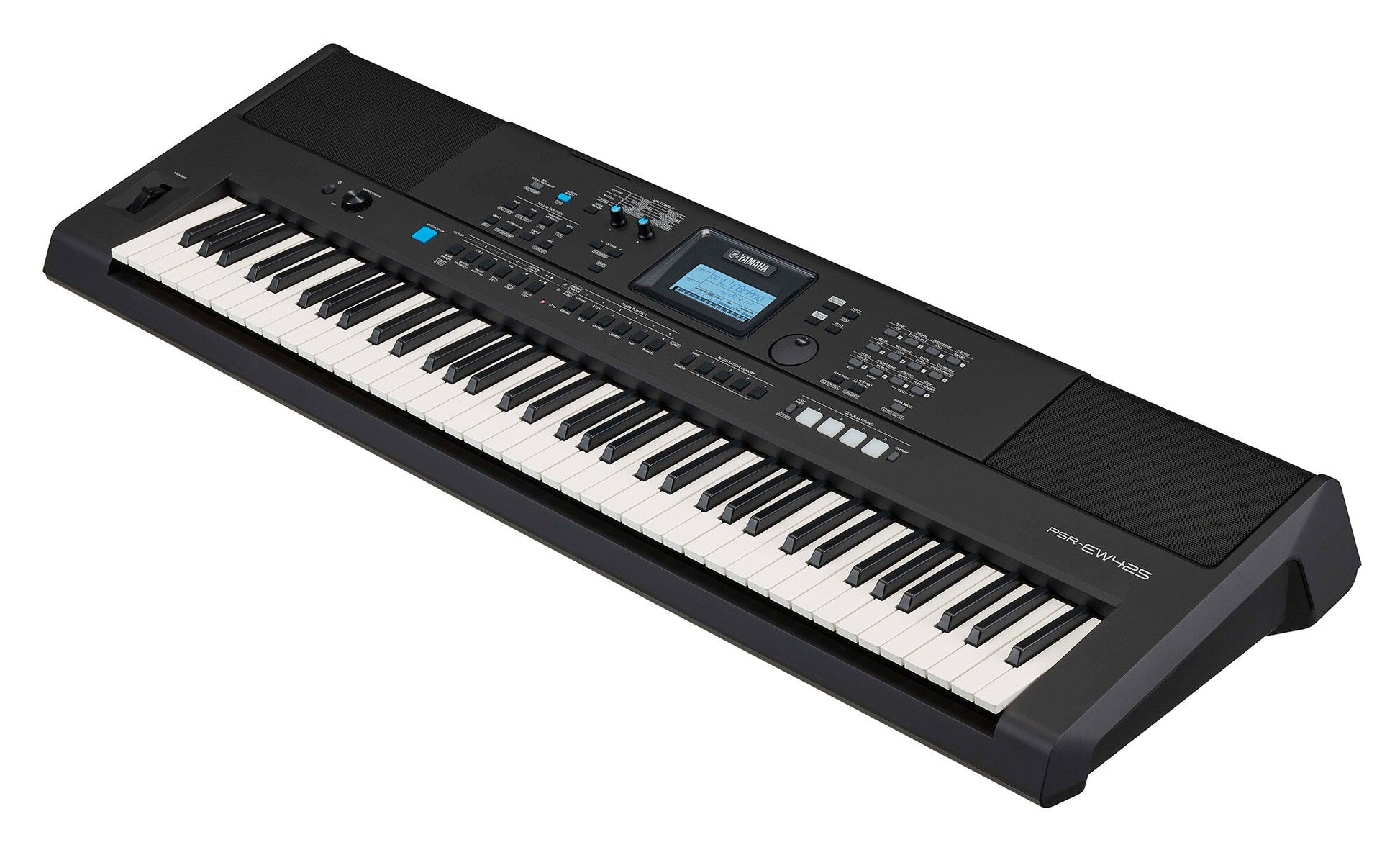 Yamaha PSR-EW425 — diagonal side view