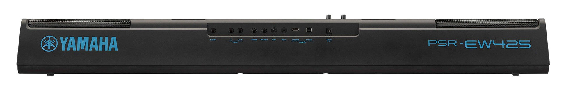 Yamaha PSR-EW425 — rear view