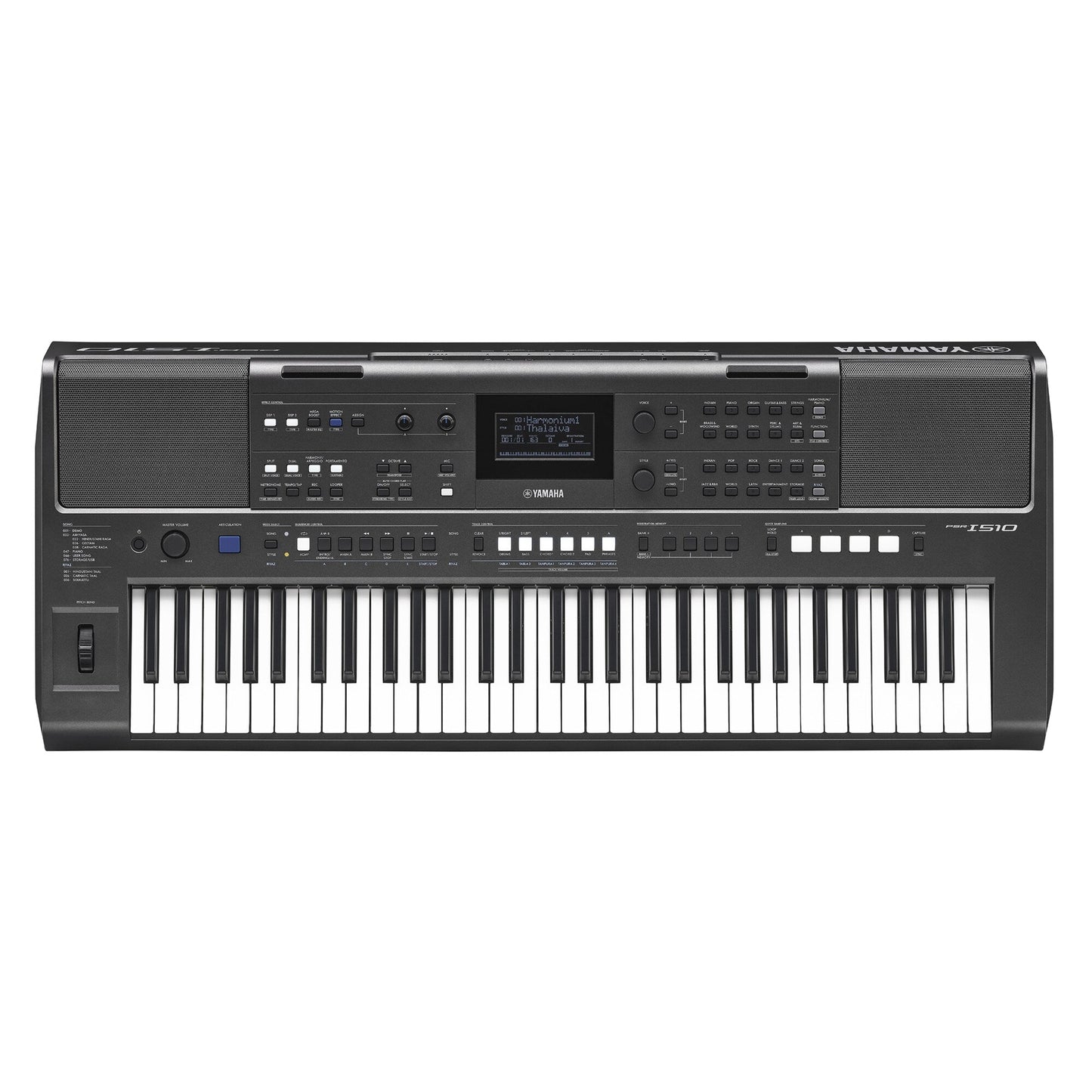 Yamaha PSR-I510 — overhead view