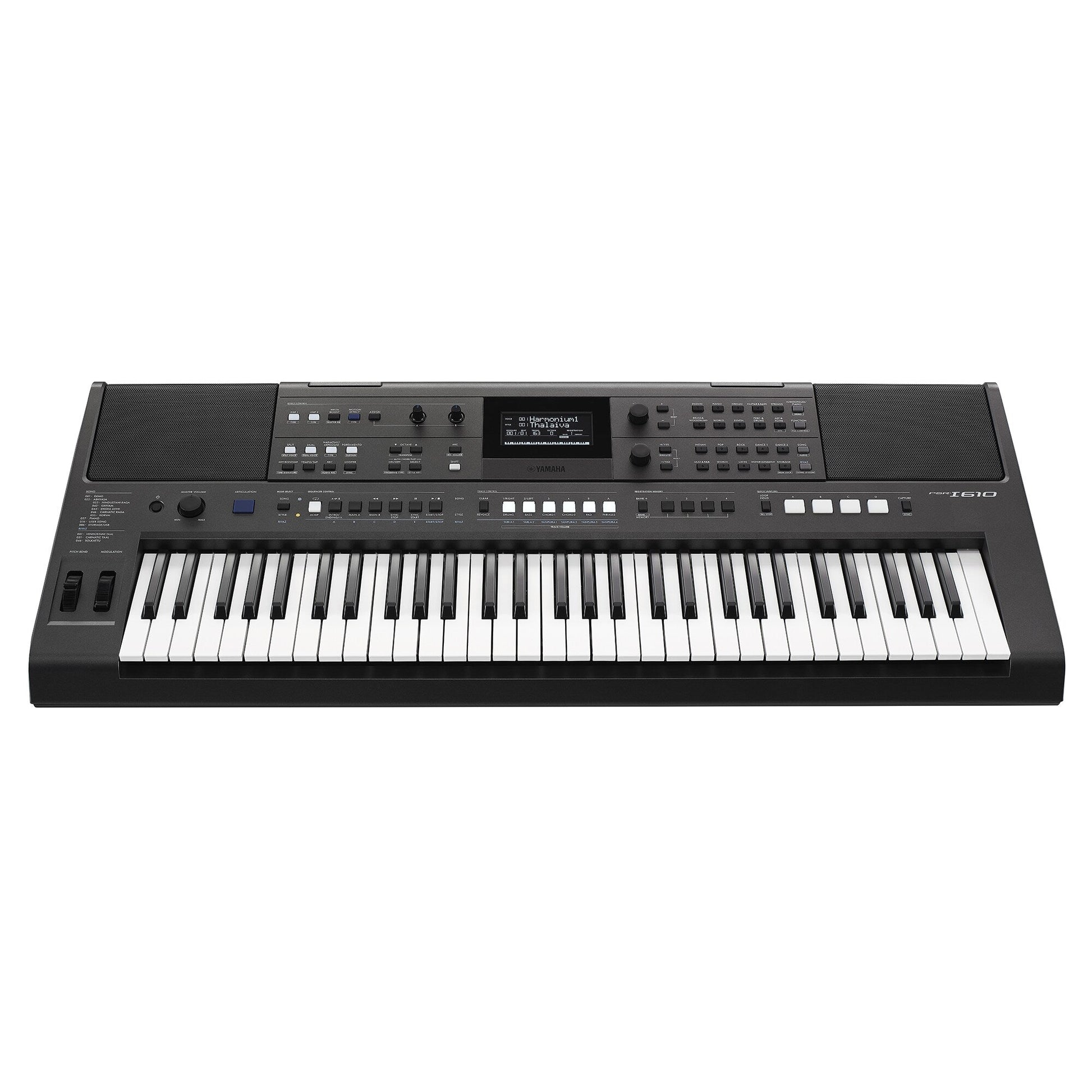 Yamaha PSR-I610 — front view
