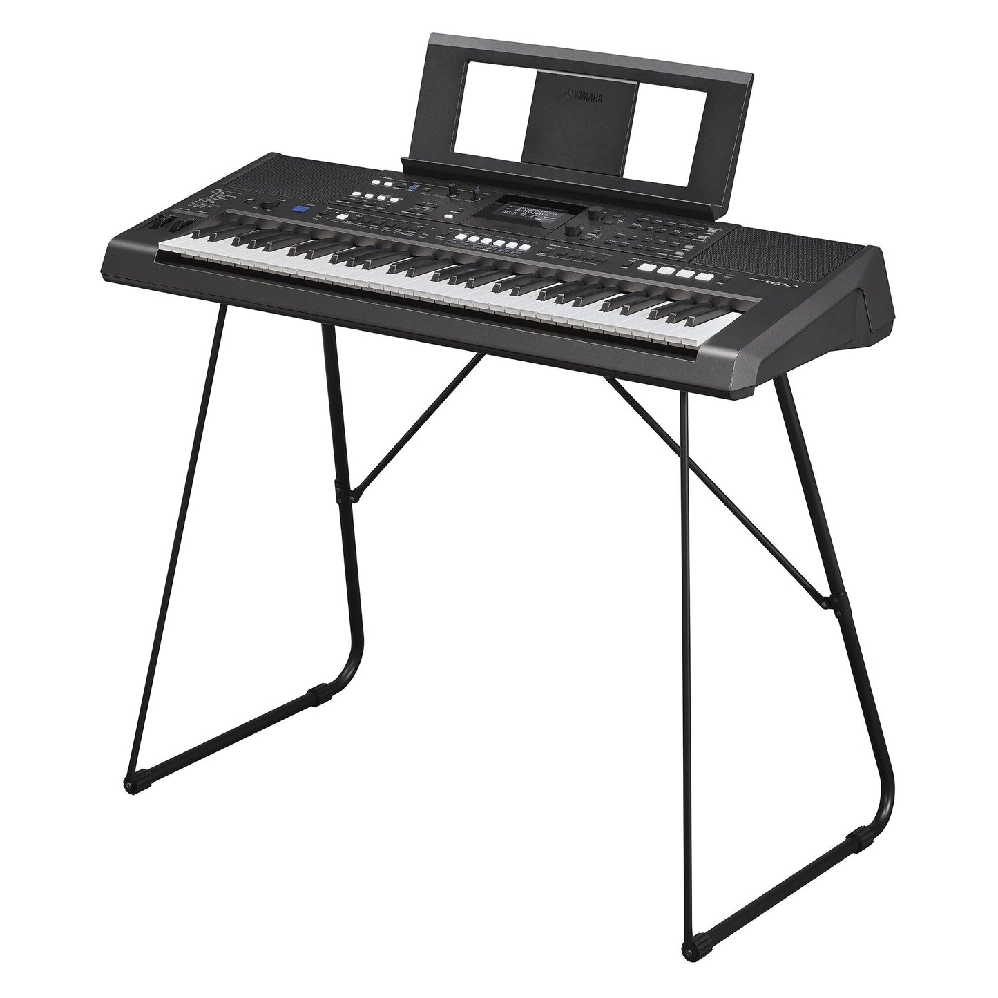 Yamaha PSR-I610 — on Yamaha L-2C keyboard stand