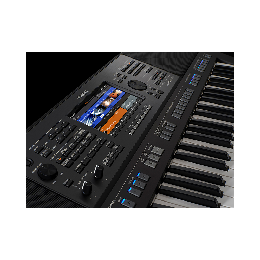Yamaha PSR-SX720+ — panel controls detail