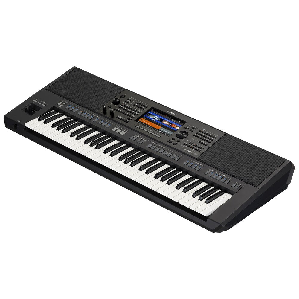 Yamaha PSR-SX720+ — diagonal overhead view