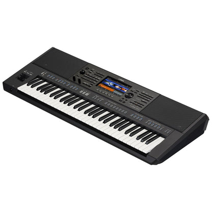 Yamaha PSR-SX720+ — diagonal overhead view