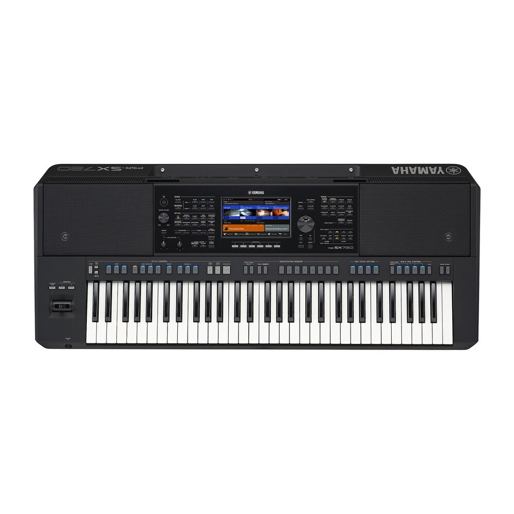 Yamaha PSR-SX720+ — overhead view