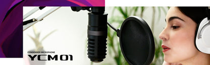 Yamaha YCM01 Condenser Microphone – official Yamaha product image 3