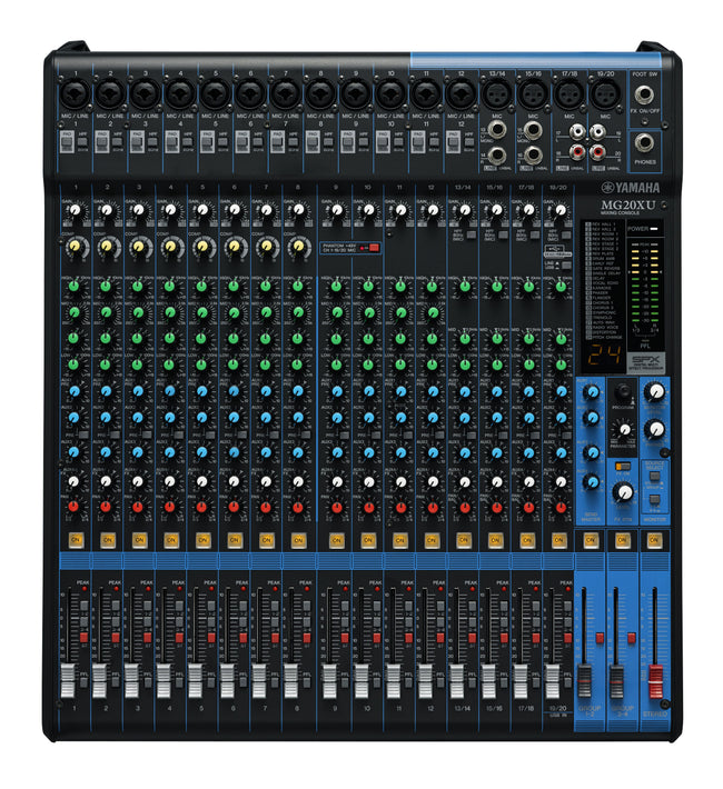Yamaha MG20XU 20-Channel Analog Mixing Console with Effects & USB &ndash; view 3