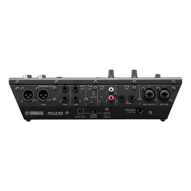 Yamaha AG08 8-Channel Live Streaming Mixer & USB Audio Interface &ndash; view 6
