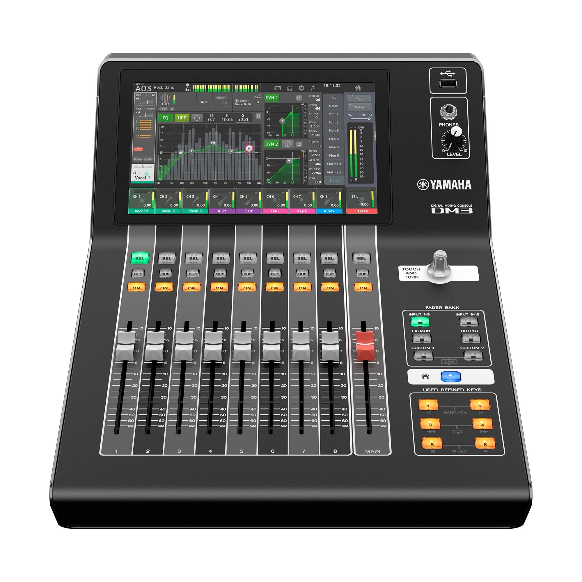 Yamaha DM3 Digital Mixer with Dante