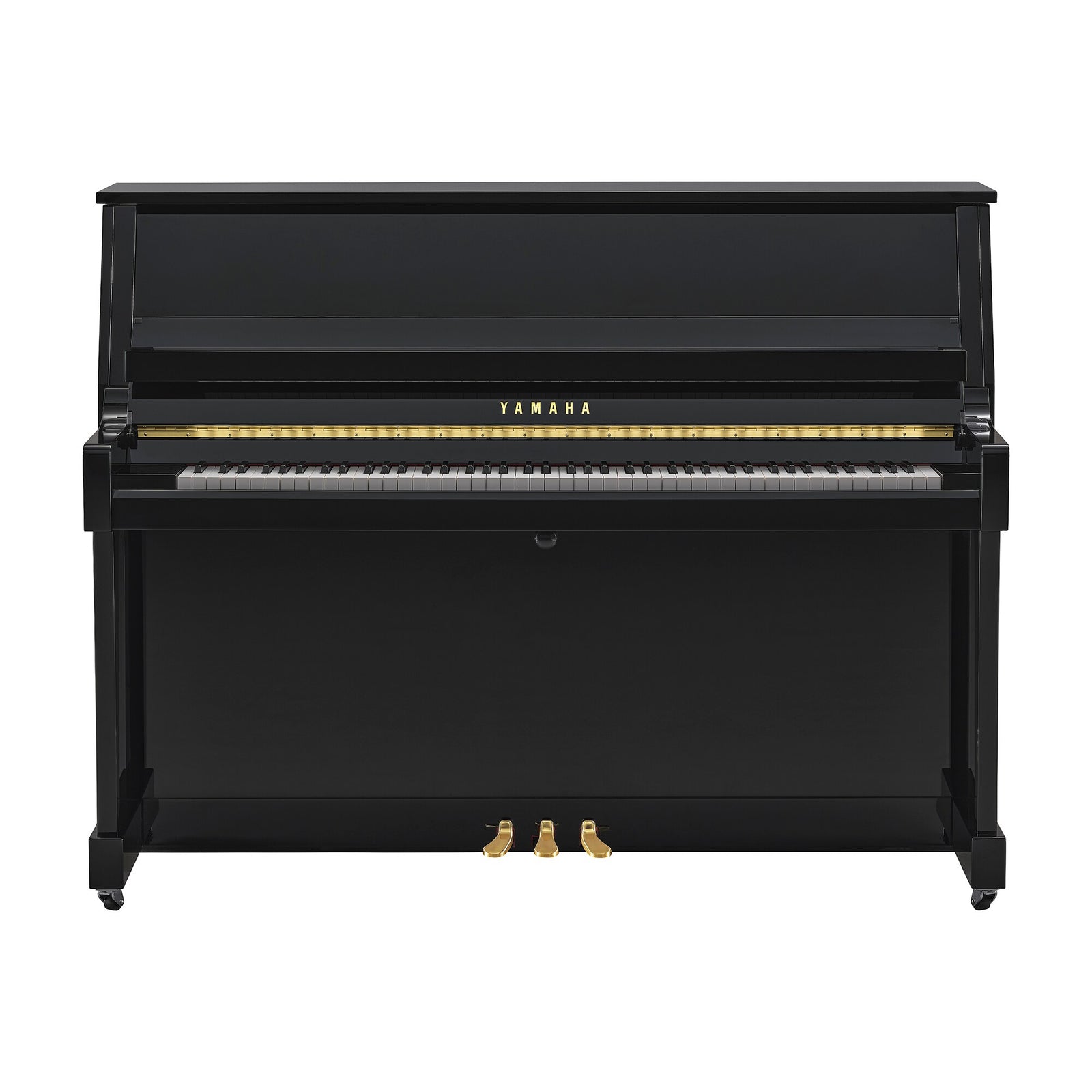 Yamaha B20 Upright Acoustic Piano &ndash; Polished Ebony &ndash; view 2