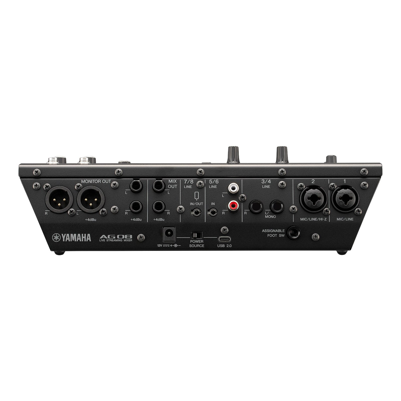 Yamaha AG08 8-Channel Live Streaming Mixer & USB Audio Interface &ndash; view 6