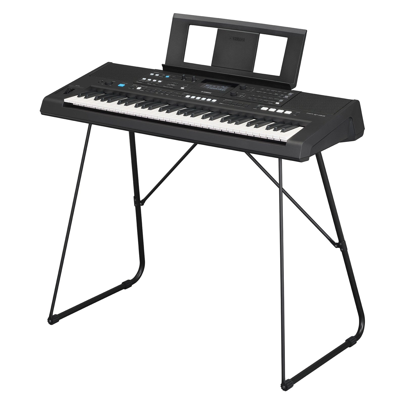 Yamaha PSR-E483 &mdash; on Yamaha L-2C keyboard stand