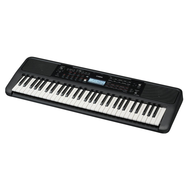 Yamaha PSR-E383 — diagonal side view