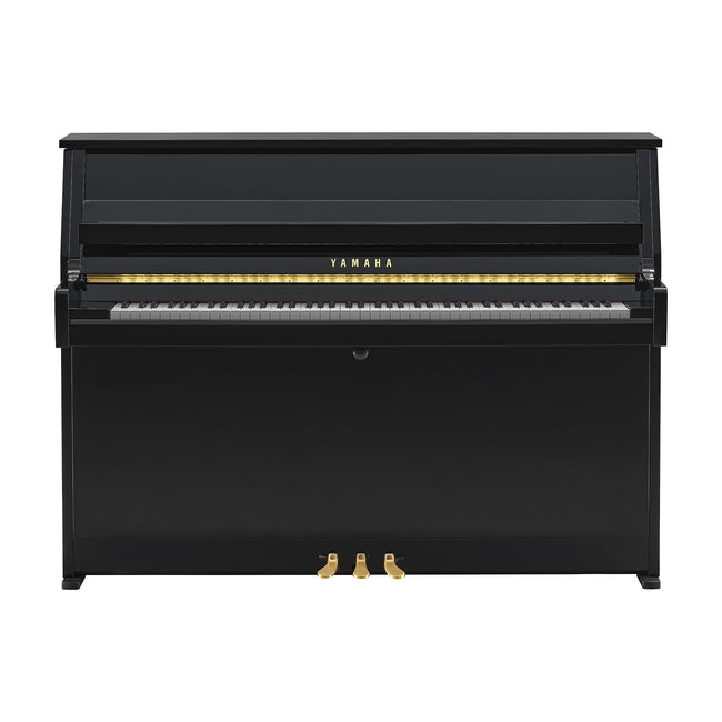Yamaha B10 Upright Acoustic Piano – Polished Ebony – view 2