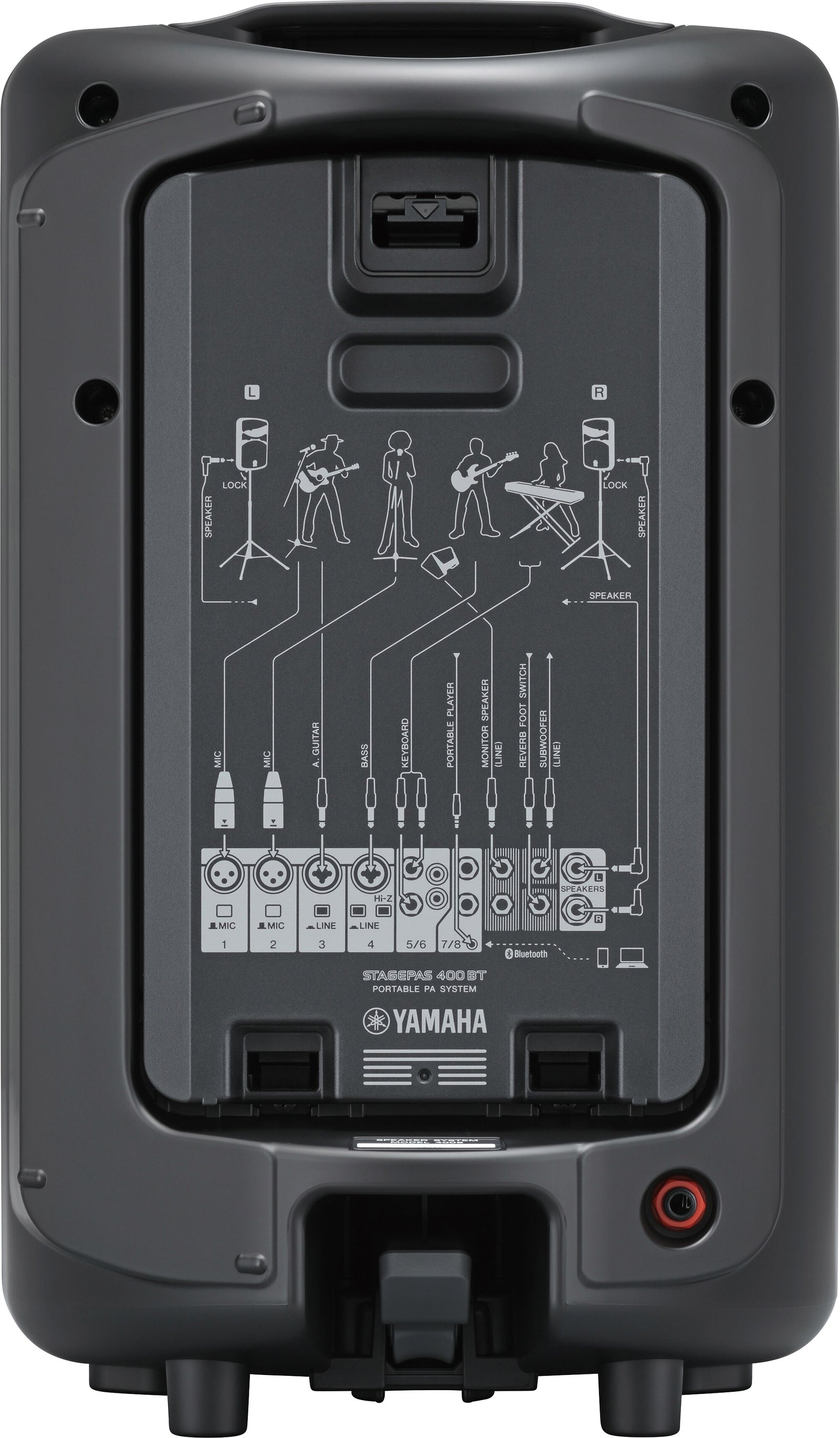 Yamaha STAGEPAS 400BT 400 W Portable PA System &ndash; view 5