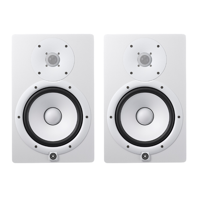Yamaha HS8 8-Inch Powered Studio Monitors (Pair) – White