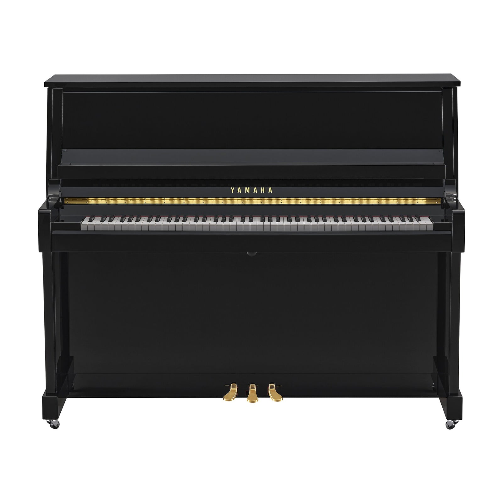 Yamaha B30 Upright Acoustic Piano &ndash; Polished Ebony &ndash; view 2