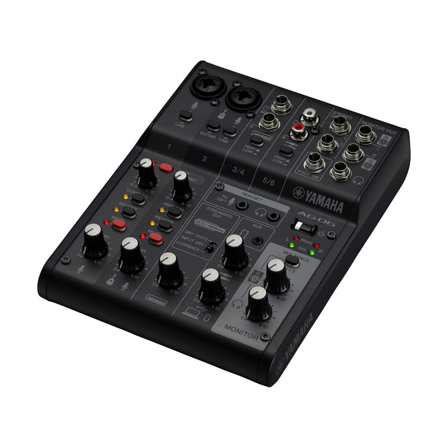 Yamaha AG06MK2 6-Channel Live Streaming Mixer & USB Audio Interface &ndash; view 5