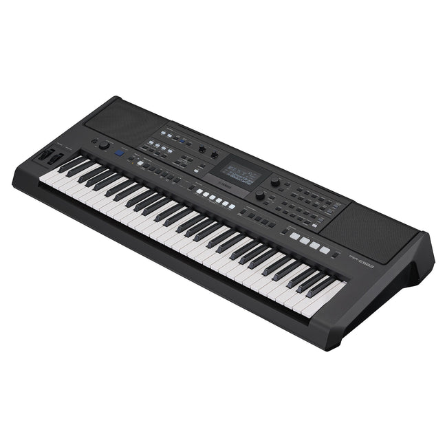 Yamaha PSR-E583 &mdash; diagonal side view