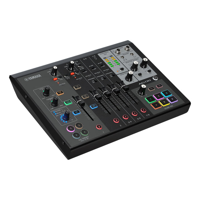 Yamaha AG08 8-Channel Live Streaming Mixer & USB Audio Interface &ndash; view 4