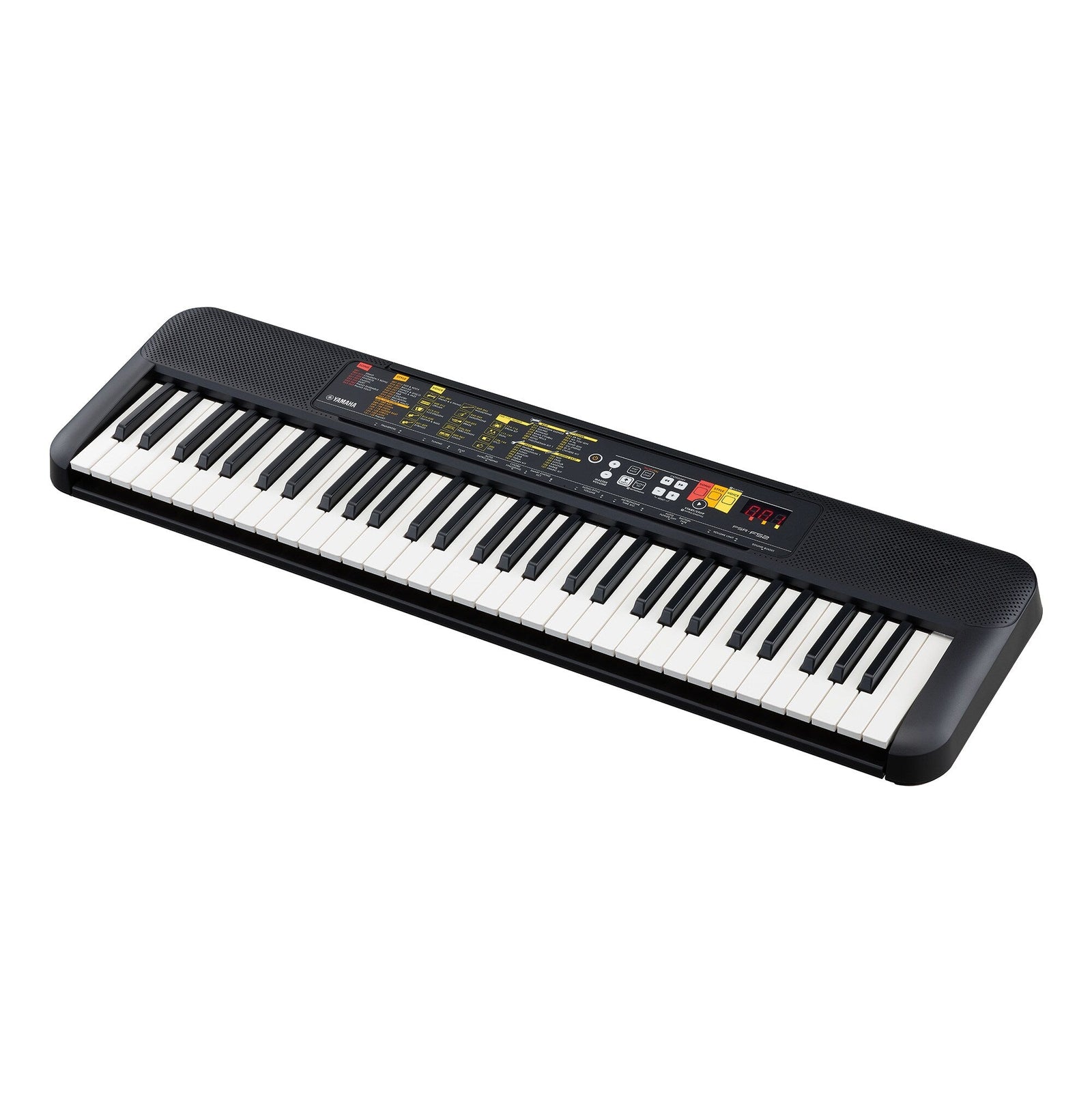 Yamaha PSR-F52 &mdash; diagonal side view