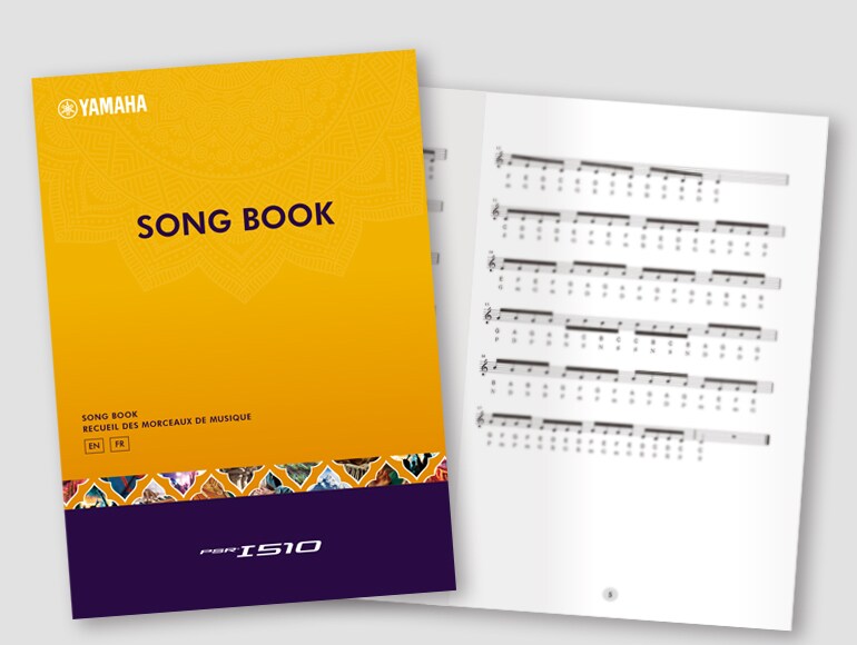 Yamaha PSR-I510 Song Book and lessons