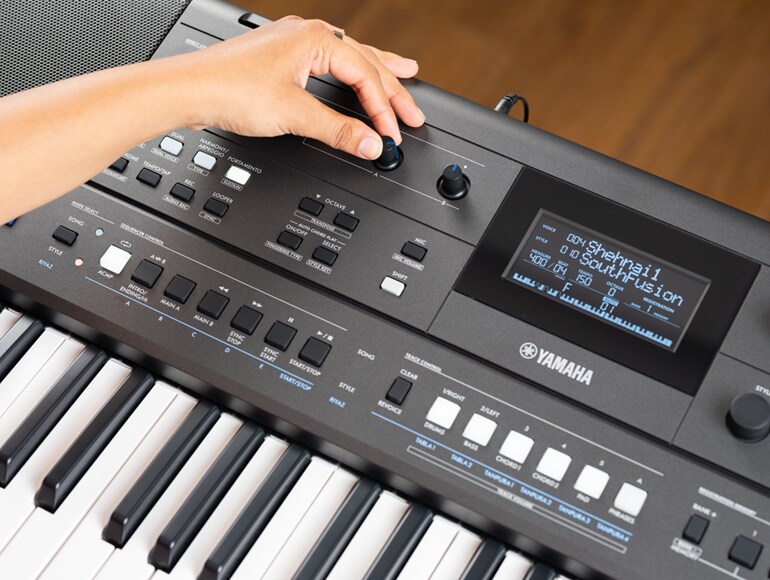 Yamaha PSR-I510 sound controls