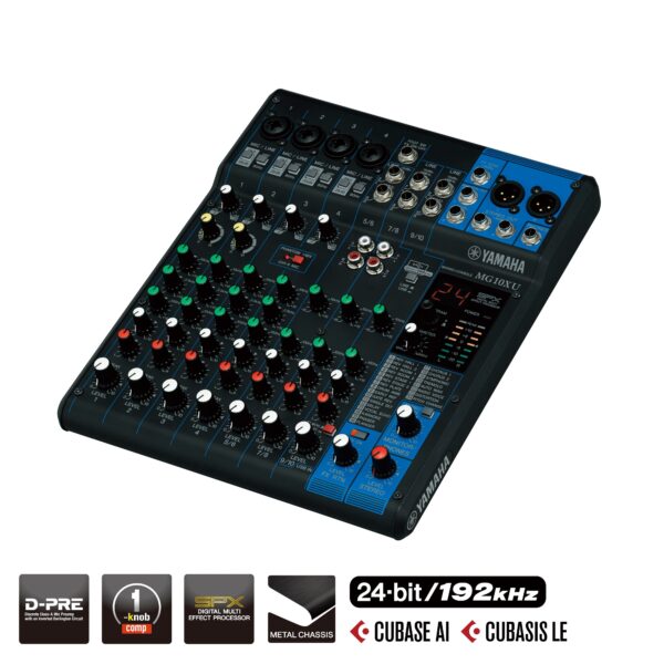 Yamaha MG10XU 10-Channel Analog Mixing Console with Effects & USB