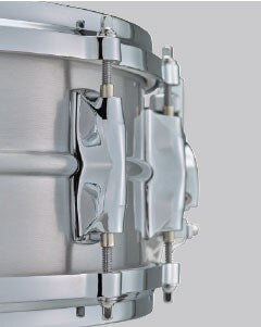 The centre bead formed on the outside of the Yamaha Recording Custom shell