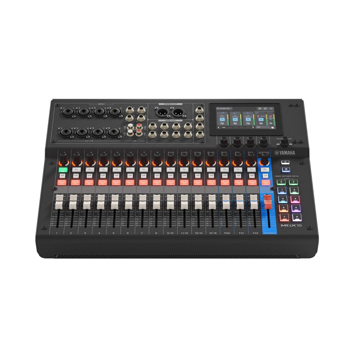 Yamaha MGX16 Digital Mixing Console with Multitrack Recording