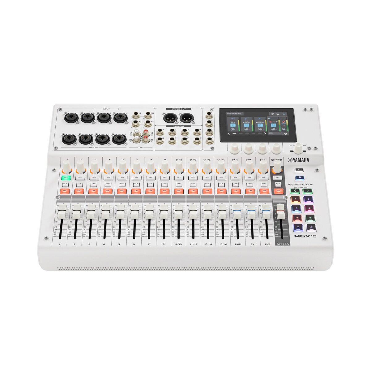 Yamaha MGX16 Digital Mixing Console with Multitrack Recording