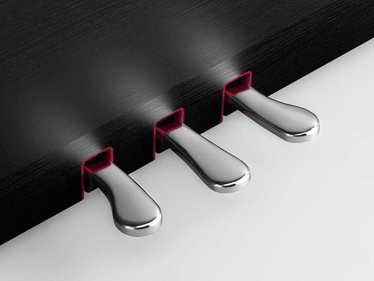 GrandTouch pedals of a Yamaha Clavinova