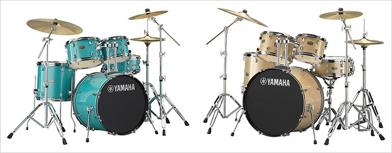 Yamaha Rydeen five-piece acoustic drum kit configuration