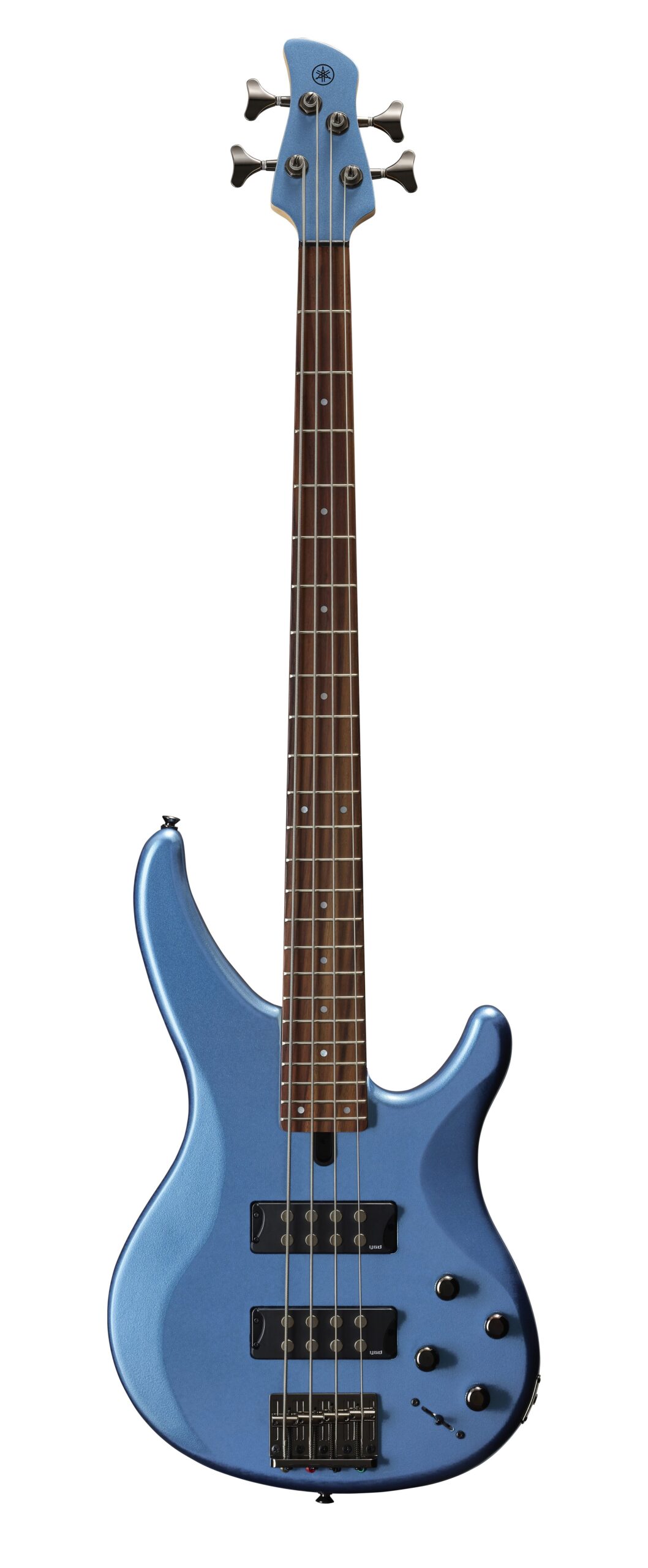 Yamaha TRBX304 4-string electric bass in Factory Blue