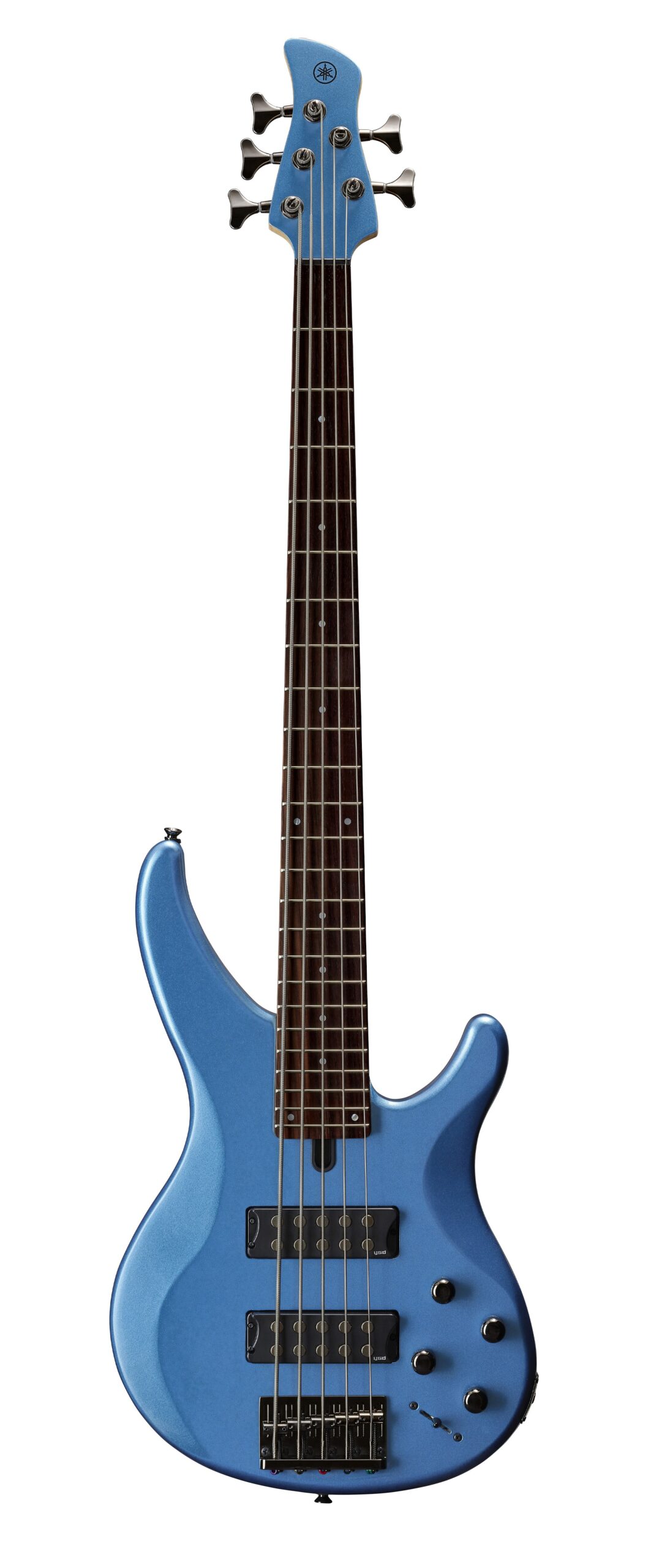 Yamaha TRBX305 5-string electric bass in Factory Blue